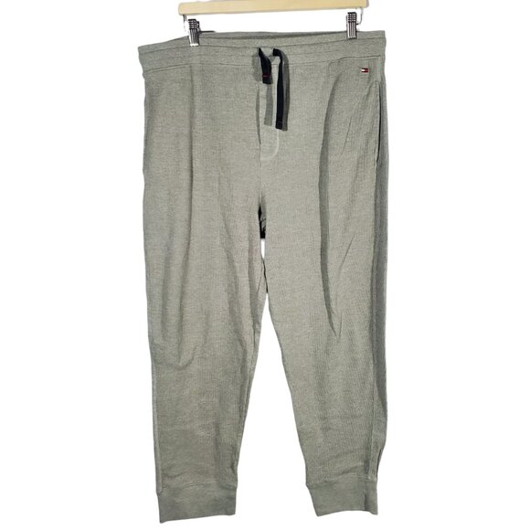 Tommy Hilfiger Waffle Knit Jogger Pants Men's XL Loungewear Sleepwear Pajama PJs - Picture 1 of 4